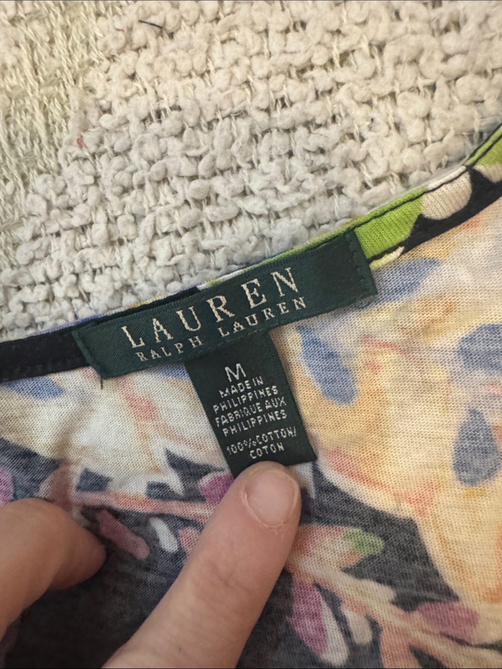 Ralph Lauren Black Floral Paisley Midi Dress - Picture 3 of 4